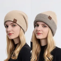 Beanie Hut Winter Hüte für Frauen Caps Männlich Skullies Ski Maske Doppel Seite Dicke Warme Pelz Mützen Neue Motorhaube Gorros invierno Mujer