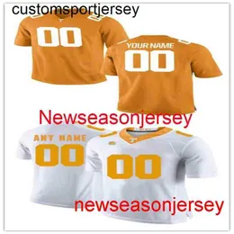 Billiga anpassade Tennessee Volunteers Jersey valfritt antal namn Mens Women Youth NCAA Football Jersey XS-5XL 6XL