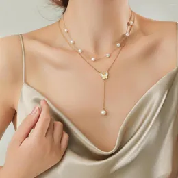 CHOKER GOTH BAROCE PEARL COIN PORMERAINT COUNTER FOLE ЖЕНЩИН ВИНТАЖИ Многослойное звено цепь панк эстетические украшения 2022