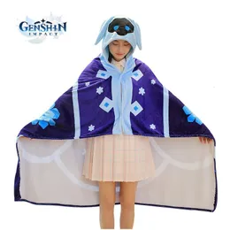 Blanket Kaedehara Kazuha Genshin Impact Cosplay Anime Wearable Cloak Cape Hooded Shawl Winter for Christmas Gift 221130