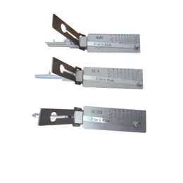 Lishi Tools Set Locksmith Original 3 Peece 2 в 1 SC4 SC4 SC20 AM5 Pick и Decoder Set The Decoder