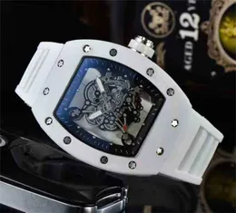 Superclone luksusowy męski zegarek mechaniczny Richa Milles 2022 wysoki Casual Sport damski męski kalendarz silikonowy 3 kolory pasek Relgio Wristwat