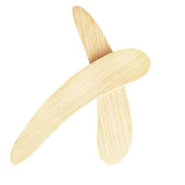 Cucchiaio per raschiare spatola in bastoncino di bambù per strumento cosmetico da 6 cm DH94865