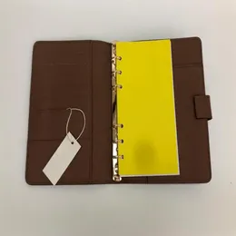 19cm 12 5cm Agenda Notebook Os titulares de cart￵es cobrem di￡rio de couro com caixa