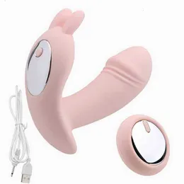 Sex Toys Remote Control Rabbit Massagers Wearable Trosies Vibrator Vagina Clitoris Stimulation Waterproof Sex For Woman Masturbator