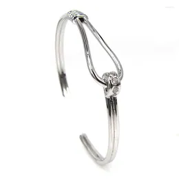 バングルブランドAnil Arjanda Silver Color Men Bracelets Love Cuff Bangles for women pulseira femininaギフト