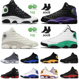 Jumpman 13 13s Basketball Shoes XIII Mens Womens Love Respect Black Court Purple Phantom Atmosphere Grey DMP Sports Sneakers OutdooJORDON