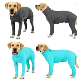 Dog Apparel Pijama de cães grandes para roupas de estimação vestuário de macacão de roupa de estimação de roupas compridas roupas de recuperação de quatro patas grandes