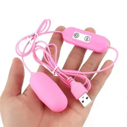 Sex Toy Massager 12 Frekvens USB-uppladdningsbara vibrerande ￤gg Vaginal Ball Mini G-Spot Clitoris Stimulator Vibrator Toys For Women