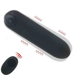 Vuxen massager starka vibrationer leksaker för kvinnor klitoris stimulator vaginal USB laddad fjärrkontroll kulvibrator 10 hastighet