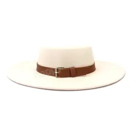 Chapéus femininos de 10 cm de largura Fedora Hat Homem Men Top Derby Jazz Hats Igreja Cap Sombreros de Mujer