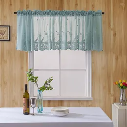 Gardin modern spets jacquard fönster valance hem kaffe kort draperi för skåp dörr sovrum kök heminredning