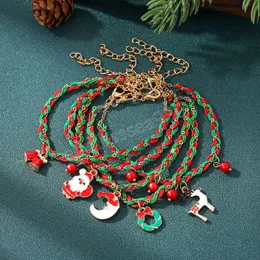 Санта -Клаус Элк Рождественский кулонный браслет для рождественского браслета