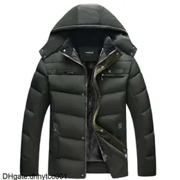 Men's Jackets New Mens Down Jacket Winter Coat Hooded Men Outdoor Fashion Casual Thicken Cheap XL-4XL JT4J