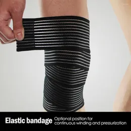 Knäskydd 40 cm 1 st elastiskt bandage för armbågens handlang ankel säkerhetsskyddskomprimering pad stöd band yoga sport knäskydd