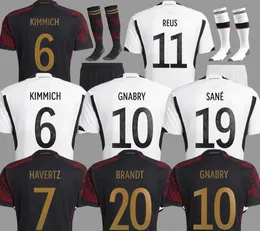 2022 Niemcy koszulki piłkarskie Kroos Hummels Gnabry Werner Draxler Reus Muller Fan fansowa Koszula piłkarska 23 23 Zestaw mężczyzn