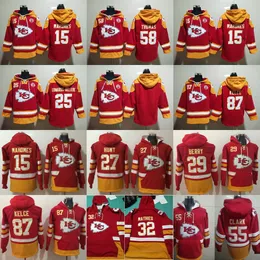 Gör-det-själv-designer Mahomes Hoodie Herr Barn Kvinna Vinter Plyschtröja Thomas Hooded Ins Mode Ungdomsstudenter Vår och höst Kelce Team Huvtröjor pojkar Edwards-Helaire