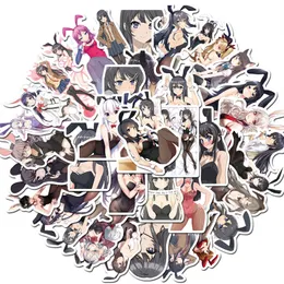 50PCS anime Bunny Girl graffiti Stickers for DIY Luggage Laptop Skateboard Motorcycle Bicycle Stickers