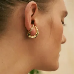 Brincos de Backs Davini Clip Open Cuff Ear Anéis de Golden Crystal For Women Feminino Punk Party Jewelry Gift MG318