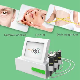 3 In 1 Radio Rrequency Roller RF Equipment 360 With Massage Light Therapy Heat Energy Effective Face Lift Wrinkles Removal Beauty Salon Use With CE