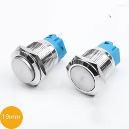 Switch 19mm Metal Push Button Normal Open/Normal Close Self-locking/Latching Self-reset/Momentary Car / Computer Doorbell DIY