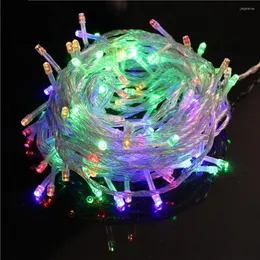 Stringhe luci natalizie esterne 10M 100Leds collegabili Led String Light Fairy Indoor Wedding Party Decoration Ghirlanda Patio