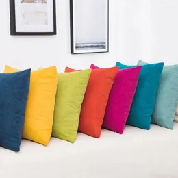 Poduszka 45 45 cm Dekoracyjne poduszki zawierają rdzeń Wysokiej jakości bawełniany lniana sofa tylna okładka łóżka z wewnętrznym rzucaniem