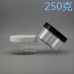 Storage Bottles 20 Pcs 250 G ML Transparent Plastic Jars For Candy Honey Gift Packaging Bead Bank Bottle Cosmetics Home