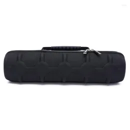 Schmuckbeutel J60E Wachkasten Travel Roll Hülle für 5 Uhren Speicherschutz Organizer Schockproof Display Männer Frauen schwarz