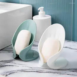 Sabão pratos de sabão Caixa de folhas criativas banheiro de banheiro em pé de banheiro grátis Punto rápido Pia de drenagem Rack de armazenamento de lavagem de louça