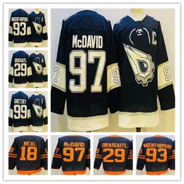 Connor McDavid Hockey Jersey Wayne Gretzky Leon Draisaitl Jack Campbell Ryan Nugent-Hopkins Jerseys