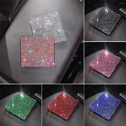 Decorações de interiores Rhinestone Bling Crystal Compact espelho maquiagem portátil para bolso de bolso e itens de beleza de viagens