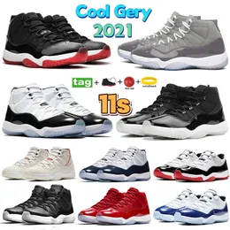 High 11s Cool Gery 2023 low 11 men basketball shoes white Bred 45 legend blue 25th Anniversary citrus Closing cap and gown platinum078H