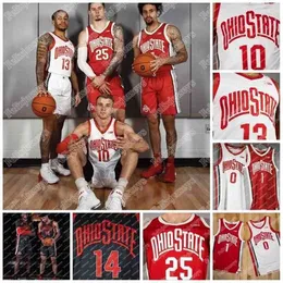 GLA Thr Ohio State Buckeyes CJ Walker Kyle Young Alonzo Gaffney Justin Ahrens Ibrahima Diallo Luther Muhammad NCAA College Baskety Jersey