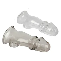 Sex toy Toy Massager exvoid Cocks Extender Penis Sleeve Dildo Ingrandimento Riutilizzabile Silicone Penig Ring G-spot Toys for Men AWPV