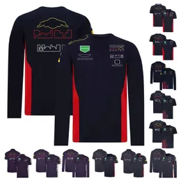 F1 T-Shirt Formül 1 Takım T-Shirt Kısa kollu sürücü yaka polo gömlekleri üstleri yaz yeni erkekler yarış uzun kollu tişört forması