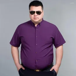 Koszulki męskie wysokiej jakości Mężczyźni Plus Size koszula 9xl 10xl 12xl 14xl Lato Business Busines