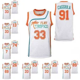 GLA 91 Drake Caggiula Movie Basketball Jersey Алекс Туч Расмус Асплунд Расмус Дахлин Колин Миллер Марк Писик Тейдж Томпсон Кейси Миттельштадт