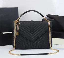 Tote Purse Brand Luxury Shoulder Bag 2022 Mail Black Retro Chain Nisch All-Match Trendy Design Temperament Cowhide Clutch Classic