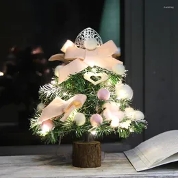 Decorazioni natalizie mini decorazioni per alberi piccoli luminosi a led fai -da -te collocati negli ornamenti per la casa del festival desktop