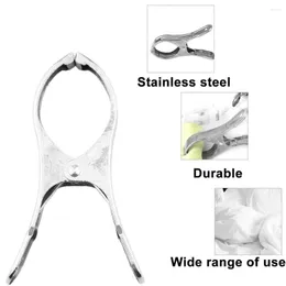 Contenitori per indumenti 11 cm Mollette da bucato in acciaio inossidabile di alta qualità Spille da appendere Clip Lavanderia Goccia antivento