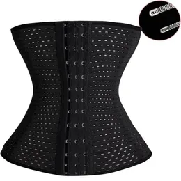 Bustiers & Corsets Women Waist Trainer Slimming Belt Steel Boned Corset Sexy Body Shapers Postpartum Belly Modeling Strap Shapewear