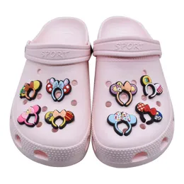 Charms anime all'ingrosso simpatico topo ragazze ragazzi ciondoli per cartoni animati accessori per scarpe decorazione in pvc fibbia in gomma morbida intasamento charms nave veloce