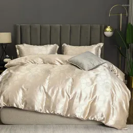 Set di biancheria da letto Set di lusso Nordic 2/3 pezzi Copripiumino jacquard geometrico 135 200 220x240 con federe Piumini per letto matrimoniale Famiglia