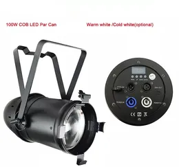 COB LED par ışık zoom Cri 92 Sıcak Beyaz 3200K 100W Spotlar