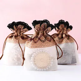 Подарочная упаковка 1pc сумки Organza 10x14см рождественские свадебные сумки для конфеты мешочки для ювелирных украшений