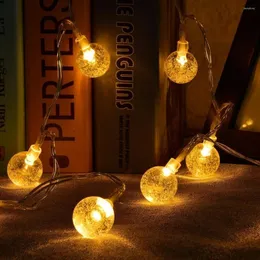 سلاسل 2.2 متر كرات خفيفة 20 LED سلسلة بطارية مكتوبة بالطاقة العطلة Patio Garden Decorty Decoration Fairy Lights