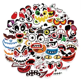 50PCS Expressions Pumpkin Decorating Stickers Kit Halloween Crafts for Kids - Make Your Own Jack-O-Lantern Face Decals Party Decorations