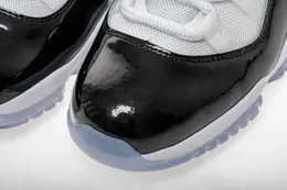 Jumpman 11 Concord 45S Retro Black Black-Dark Basketball Zapatos Fibra de carbono Real Entrega r￡pida 6JVV SCLO YDYU