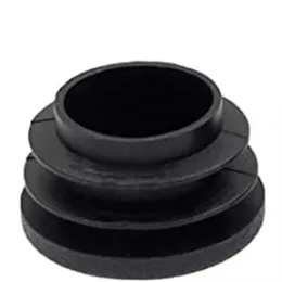 Wholesale Household Sundries Plastics 1" Inch Round Plastic Hole Plugs Inserts Black End Caps Metal Tubing Hardware Fences Glide Protection Chair Legs Furniture